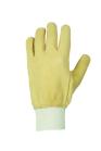 Paire de gants cuir de bovin, hydrofuge, protège poignet, taille 9
