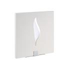 FLAMME - Applique Mur plâtre, carré, blanc, LED intég. 3X1,2W 6300K 220lm