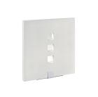 TOSCA - Applique Mur plâtre, carré, blanc, LED intég. 3X1,2W 6300K 220lm