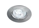 DISK - Encastré GU10, rond, fixe, nickel, lampe non incl.,conx s/outil
