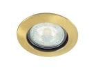 DISK - Encastré GU10, rond, fixe, bronze, lampe non incl.,conx s/outil