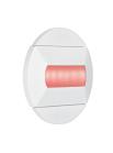 BALIZ - Encastré Mur rond, fixe, blanc, LED intég. 0,46W rouge