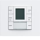 Thermostat KNX multifonctions avec afficheur blanc