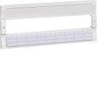 Plastron modualire pour coffret vega 18 modules hauteur 1 rangée