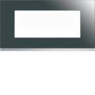 Plaque gallery 5 modules entraxe 71mm matiere mirror glass