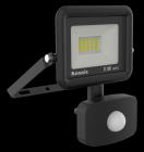 Projecteur LED extra-plat 10W IP65 4000K détecteur PIR