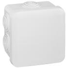 Boîte de dérivation carrée Plexo dimensi dimensions 80x80x45mm - blanc RAL9010