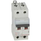 Disj DX 6000 10kA arrivée haut/départ bas vis 2P 16A courbe D-2 modules