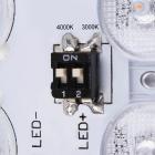 AINOS SENSOR, applique plafonnier ext carré blanc LED 18W 3000K/4000K détecteu