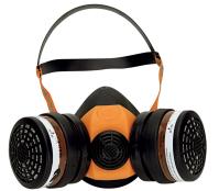Demi masque respiratoire prévu pour deux filtres, EN140
