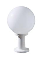 LUNA - Borne Ext. IP44 IK08, blanc, E27 100W max., lampe non incl., haut. 41cm