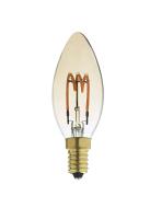 Lampe déco flamme E14 LED 2,5W 2200K 75lm, Cl.énerg.A, 25000H, dimmable, ambr