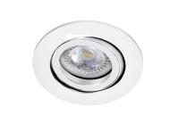 TIPO - Enc. GU10, rond, blanc, a/lpe LED 4,5W 4000K 390lm, dimmable par inter