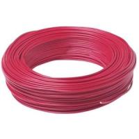 CABLE RIGIDE HO7VR 10 ROUGE COUPE #11125121