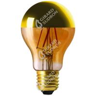 Standard A60 Filament LED Calotte Dore 6W E27 2700k 630Lm Dim.