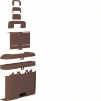 Té de Dérivation, 3D ATA 20X75 Marron