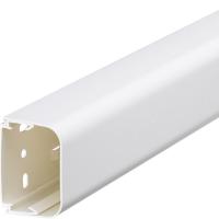 Goulotte de climatisation p 75mm h 125mm IK08-IK10 PVC RAL 9010 blanc palom