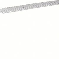 Goulotte de câblage flexible Polyamide sans halogene 20mm L=0,5m gris clair