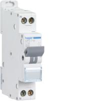 Disjoncteur 16A 1P+N 3kA courbe C connexion à vis 1 Module