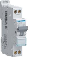 Disjoncteur 20A 1P+N 3kA courbe C connexion à vis 1 Module