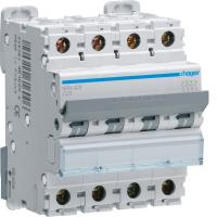 Disjoncteur 4P 25kA courbe C - 20A 4 modules