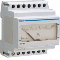 Ampéremètre analogique 0-100A branchement sur TI