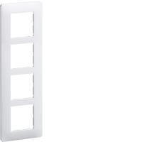 Plaque de finition Essensya 4 postes Pure entraxe 71 mm