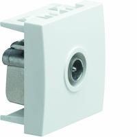 Systo prise TV directe 2 modules Blanc