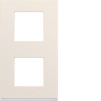 Plaque de finition Gallery 2 poste Dune entraxe 71 mm