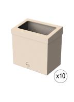 Kit 10 Poubelles Carton bureau