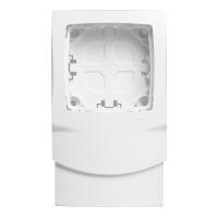 Cadre Appareillage saillie 1 poste pour moulure DLPlus épaisseur 20mm-blanc