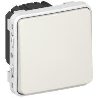Interrupteur ou va-et-vient étanche Plex Plexo composable IP55 10AX 250V - blanc