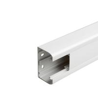 Goulotte 1 compartiment à clippage direc direct Mosaic 50x80mm de long 2m-blanc