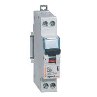 Disjoncteur DNX³ 4500 - vis/vis - U+N 23 10A-4,5kA-courbe C-1 module