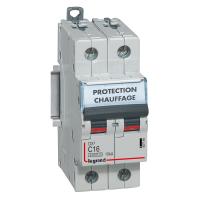 Disjoncteur DX³6000 10kA arrivée haute/d haute/départ bas vis 2P 16A courbe C-2 m