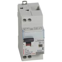 Disjoncteur diff DX³ 4500 - vis/vis -U+N 16A -typeAC -300mA -courbe C-2M