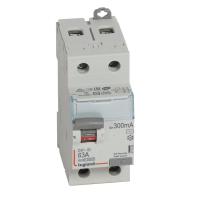 Interrupteur différentiel DX³-ID haut/ba vis-2P 230V~ 63A typeAC 300mA -2 mod