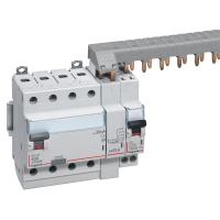 Interrupteur différentiel DX³-ID haut vi vis/haut auto 4P 400V~ 63A AC 30mA-5 mod