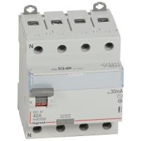 Interrupteur différentiel DX -ID haut/ba vis-4P 400V~ 40A typeAC 30mA-4 mod