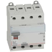 Interrupteur différentiel DX -ID haut/ba vis-4P 400V~ 40A typeAC 300mA -4 mod