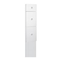 Goulotte GTL complète avec 2 couvercles DRIVIA 18 mi-longueur - 65x355mm - longu