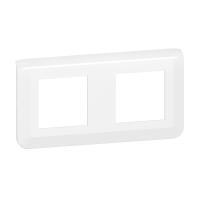 Plaque de finition horizontale Mosaic po pour 2x2 modules blanc
