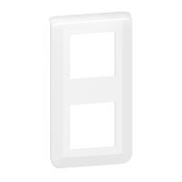 Plaque de finition verticale Mosaic pour pour 2x2 modules blanc