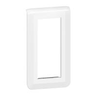 Plaque de finition verticale Mosaic pour pour 5 modules blanc