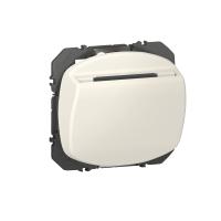 Interrupteur à badge dooxie 10AX 250V~ f finition blanc