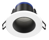 EF8 - Enc. IP65 IK07 LED 7W 3000/4000K (CCT) 390lm 50000h dimmable, blanc / noi