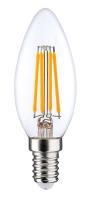 Lpe flamme C35 PAR16 E14 Fil. LED 4W 2700K 450lm, Cl.Enrg = E, 15000H, claire