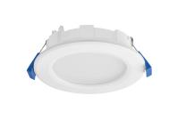 FLAT-ISO-Downlight IP20/65 recouvr., fixe, blanc, LED 8W 860lm 3000/4000K(CCT