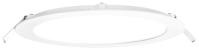 Downlight FLAT CCT plat rond fixe blanc 110° LED 30,8W 4100lm 3000/4000K